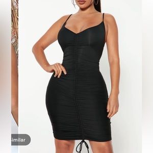 NWT FashionNova Shanghai Ruched Dress Size small